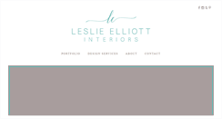 Desktop Screenshot of leslieelliottinteriors.com