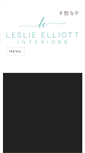 Mobile Screenshot of leslieelliottinteriors.com